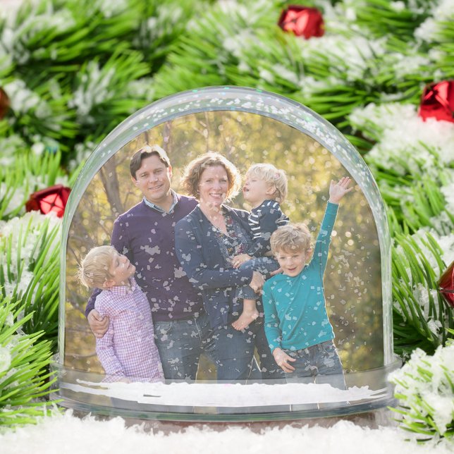 Create Custom Christmas Holidays Photo Snow Globe Schneekugeln (Create Custom Christmas Holidays Photo Snow Globe)