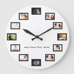 Create Custom Photos Große Wanduhr