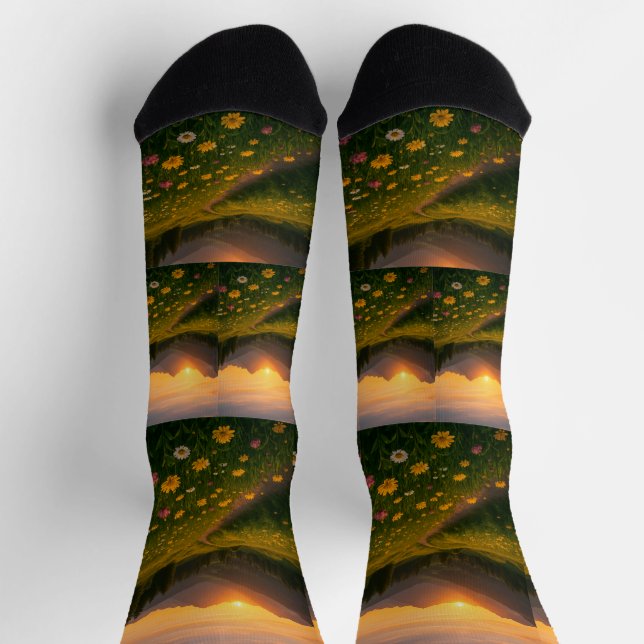 Create your own  10 photos Crew Socks Socken (Oben)