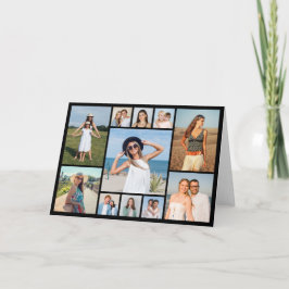 Create Your Own 11 Photo Collage Folded Karte
