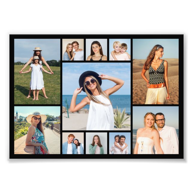Create Your Own 11 Photo Collage Photo Enlargement Fotodruck (Vorne)