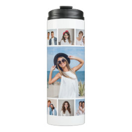 Create Your Own 11 Photo Collage Thermosbecher