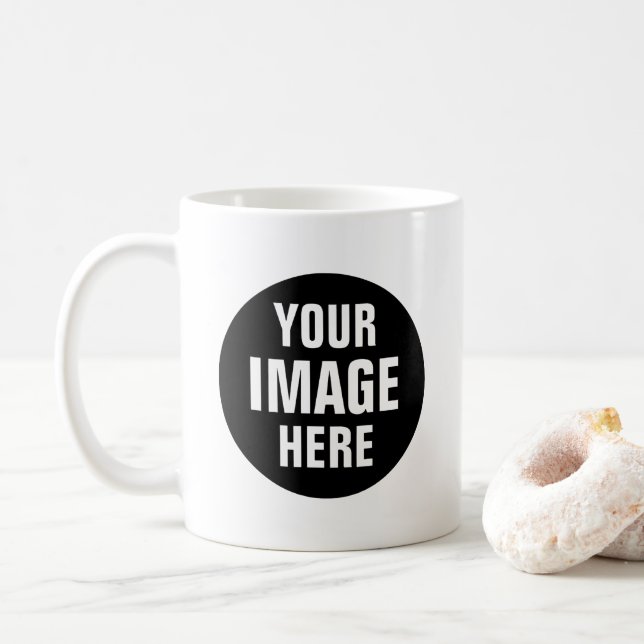 Create Your Own 11oz Two Tone Coffee Mug Kaffeetasse (Mit Donut)