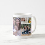 Create Your Own 13 Family Photo Collage White Kaffeetasse<br><div class="desc">Celebrate your favorite memories with this personalized 13 photo collage mug. Featuring a clean grid layout, this custom picture mug beautifully displays thirteen of your favorite photos in a modern, timeless style. Simply upload your images to create a unique multi photo mug perfect for everyday coffee or tea. Whether as...</div>