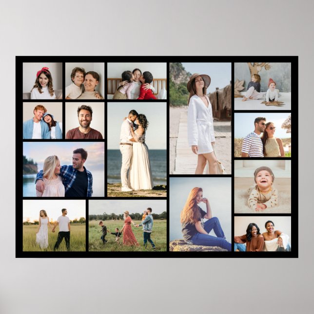Create Your Own 15 Photo Collage Poster (Vorne)