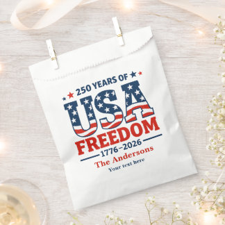 Create Your Own 250 Years of USA Freedom  Geschenktütchen