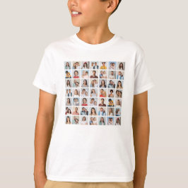 Create Your Own 49 Photo Collage Kid's T-Shirt