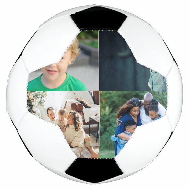 Create Your Own 4 Photo Collage Fußball (Vorderseite)