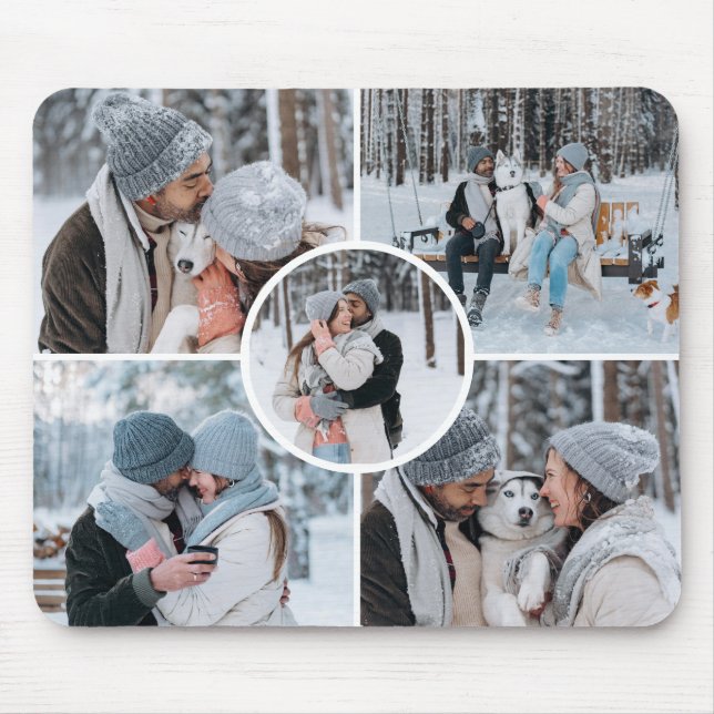 Create Your Own 5 Photo Collage Mousepad (Vorne)