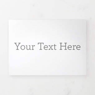 Create Your Own 5" x 7" Card Trifold Letter Fold Dreifach Gefaltete Karte