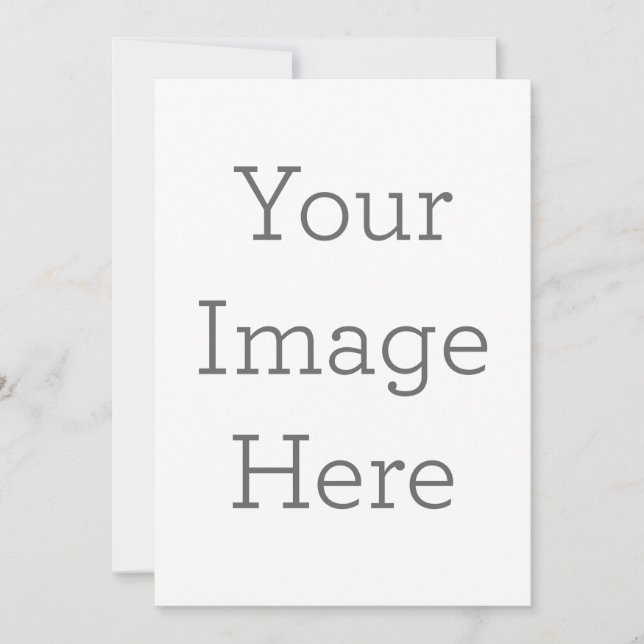 Create Your Own 5" x 7" Wedding Invitation Einladung (Vorderseite)