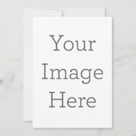 Create Your Own 5" x 7" Wedding Invitation Einladung