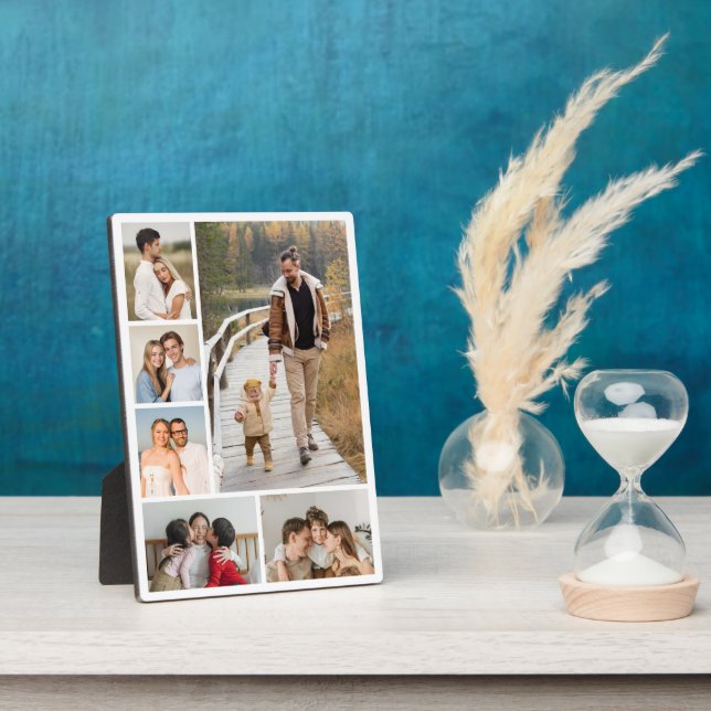 Create Your Own 6 Photo Collage Fotoplatte (Seite)