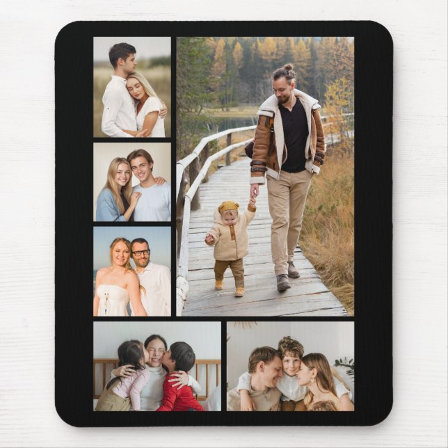 Create Your Own 6 Photo Collage Mousepad (Vorne)