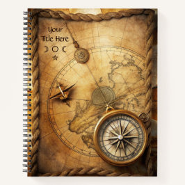 Create Your Own Adventurer Compass Rose Notizbuch