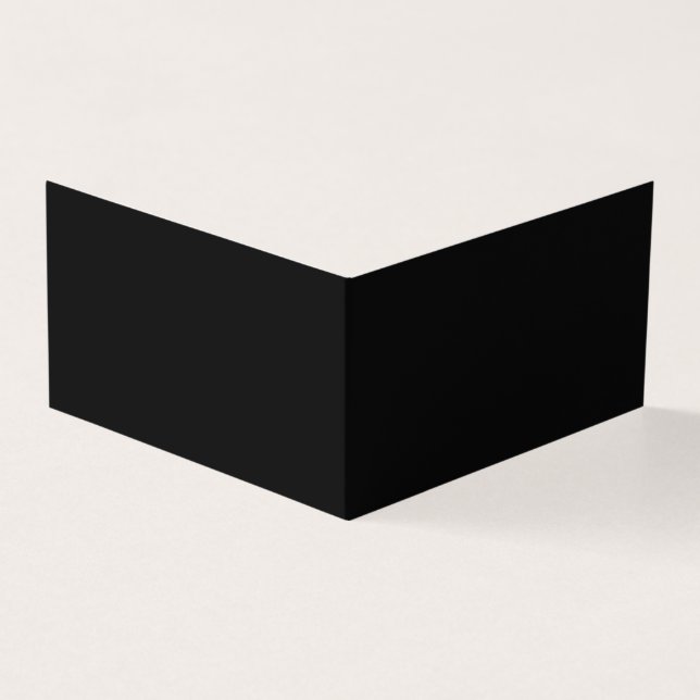 Create Your Own Black Custom Design Holiday Card (Vorderseite)