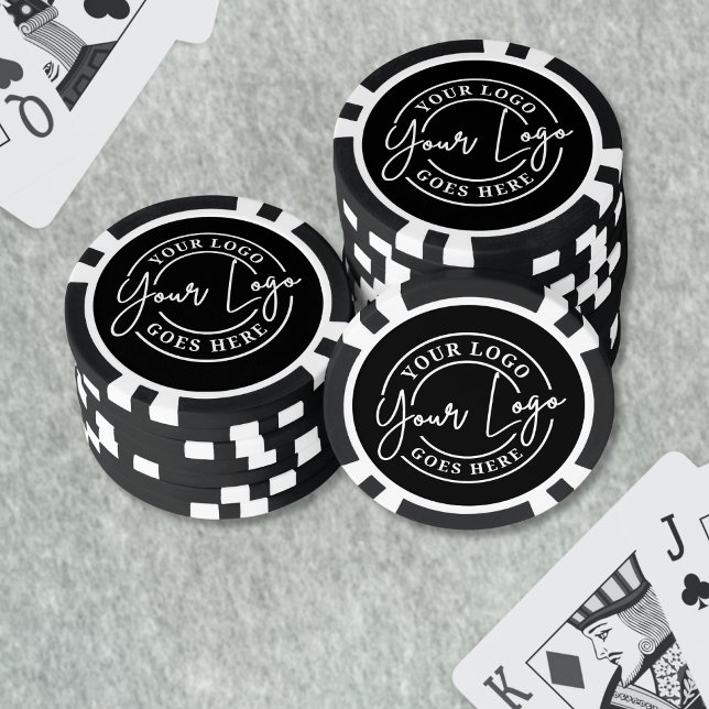 Create Your Own Black Logo Pokerchips (Create Your Own Black Logo Poker Chips)
