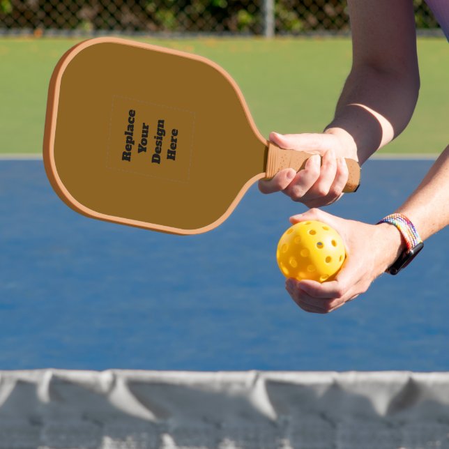 Create Your Own Brown Pickleball Schläger (InSitu)