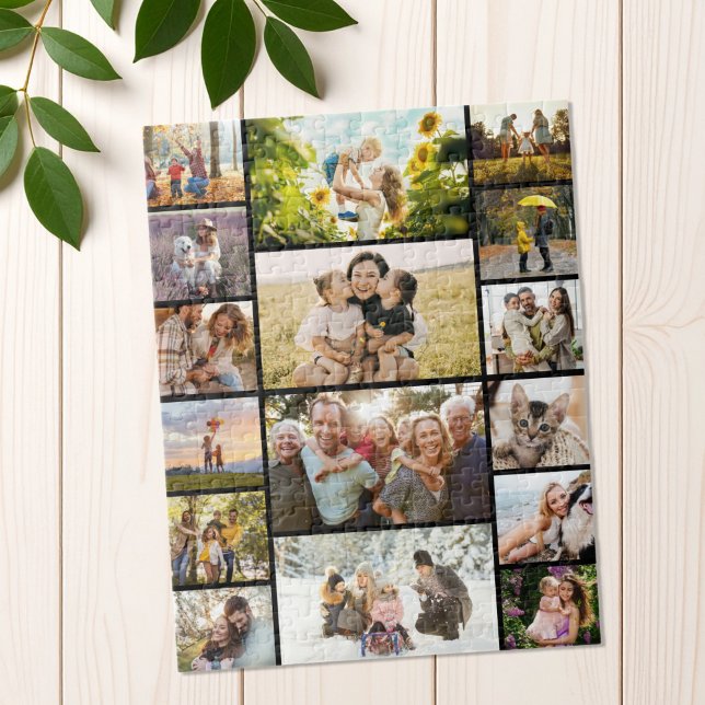 Create Your Own Custom 16 Photo Collage Puzzle (Von Creator hochgeladen)
