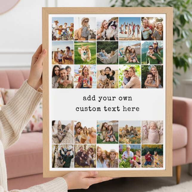 Create Your Own Custom 25 Photo Collage Poster (Von Creator hochgeladen)