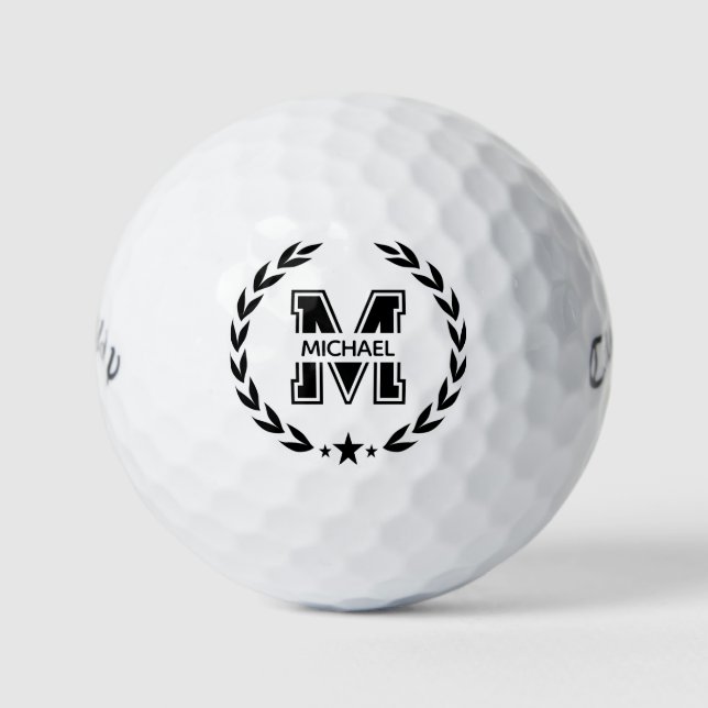 Create Your Own Custom Branded Monogram Golfball (Vorderseite)