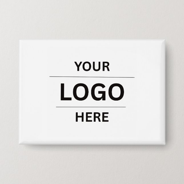 Create Your Own Custom Business Logo Button (Vorderseite)