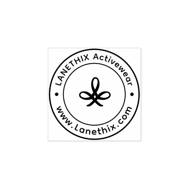 Create Your Own Custom Business Logo Rubber Stamp Gummistempel (Prägung)