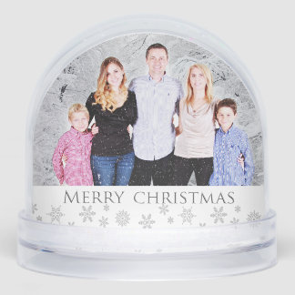 Create Your Own Custom Christmas Photo Schneekugeln