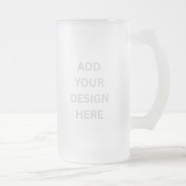 Create Your Own Custom Design 16oz Mattglas Bierglas