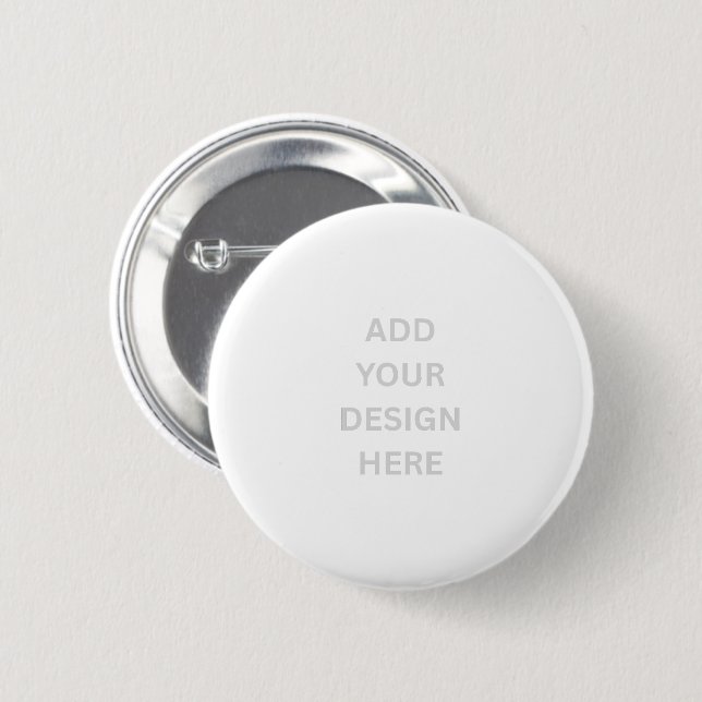 Create Your Own Custom Design 2¼ Inch Round Button (Vorne & Hinten)
