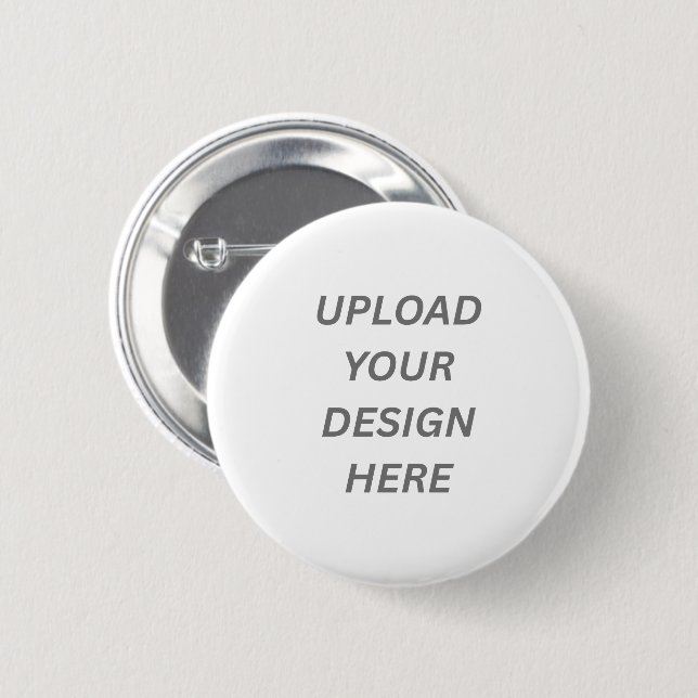 Create Your Own Custom Design 2¼ Inch Round Button (Vorne & Hinten)