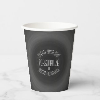 Create Your Own - Custom Design Pappbecher