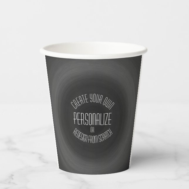 Create Your Own - Custom Design Pappbecher (Vorderseite)