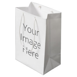 Create Your Own Custom Gift Bag - Medium, Matte Mittlere Geschenktüte