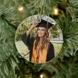 Create Your Own Custom Graduate Photo Keramik Ornament