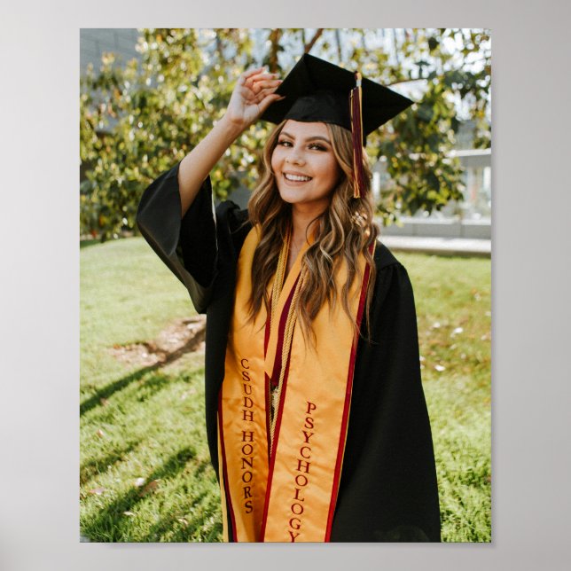 Create Your Own Custom Graduate Photo Poster (Vorne)