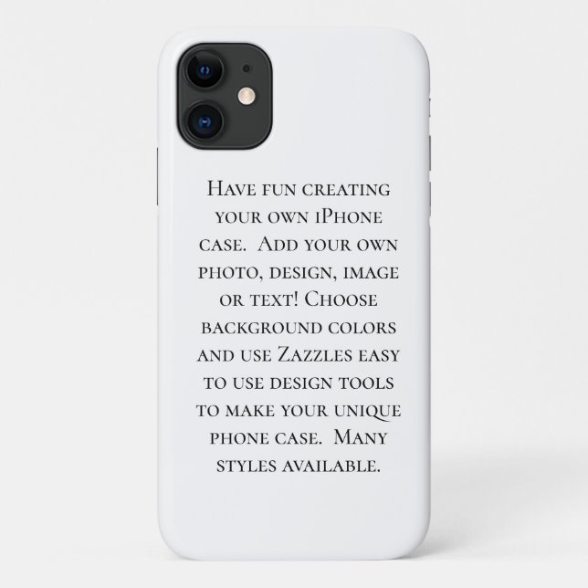 Create Your Own Custom iPhone Case (Rückseite)