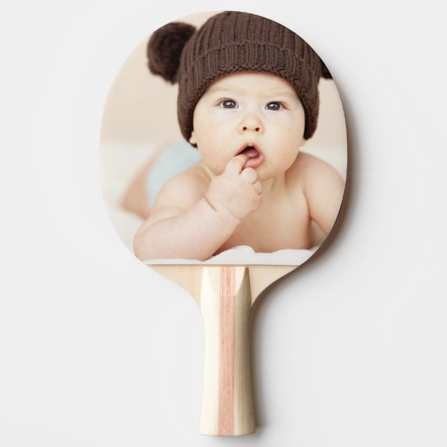 Create Your Own Custom Kids Children Photo Modern Tischtennis Schläger (Vorderseite)