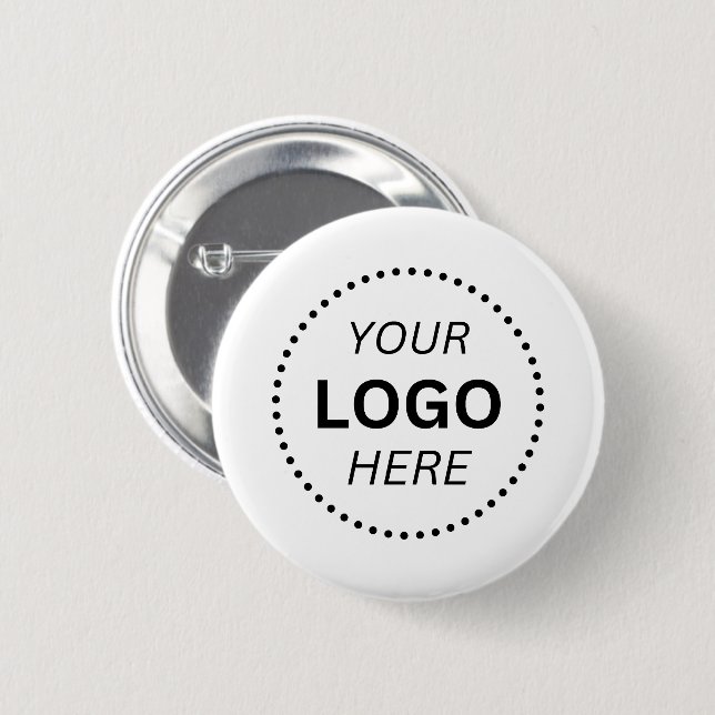 Create Your Own Custom Logo Design 2¼ Inch Round Button (Vorne & Hinten)
