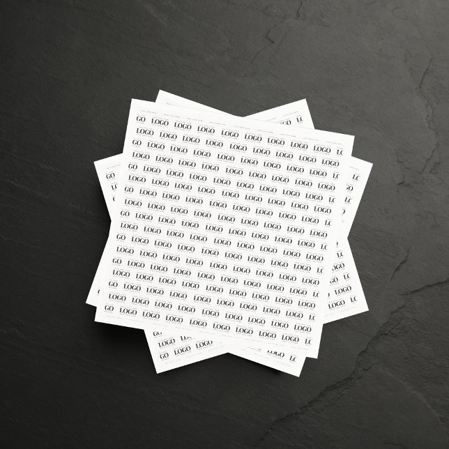 Create Your Own Custom Logo Pattern Business Party Serviette (Von Creator hochgeladen)