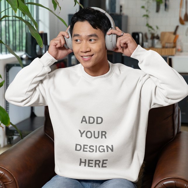 Create Your Own Custom Men's Basic Sweatshirt (Von Creator hochgeladen)