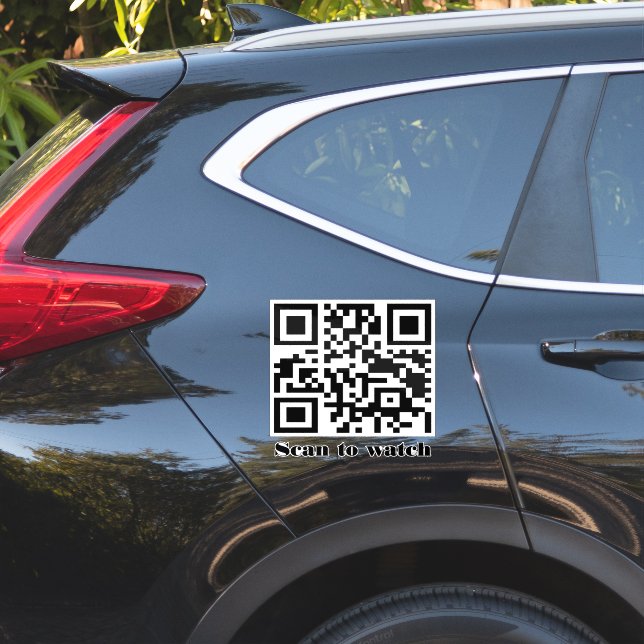 Create Your Own Custom QR Code Website Address URL Aufkleber (Auto Seite)