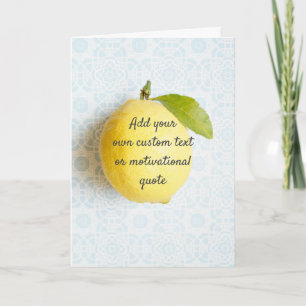 Create Your Own Custom Quote - Lemon Karte