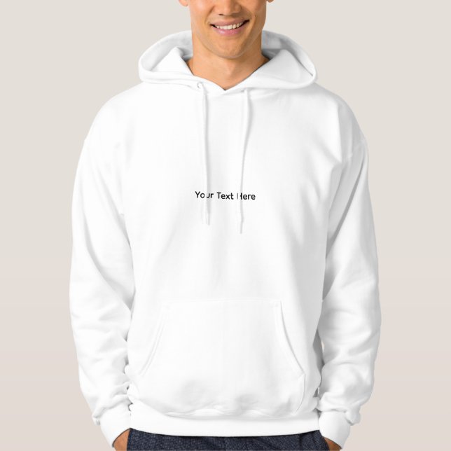 Create Your Own customize dark gray Hoodie (Vorderseite)
