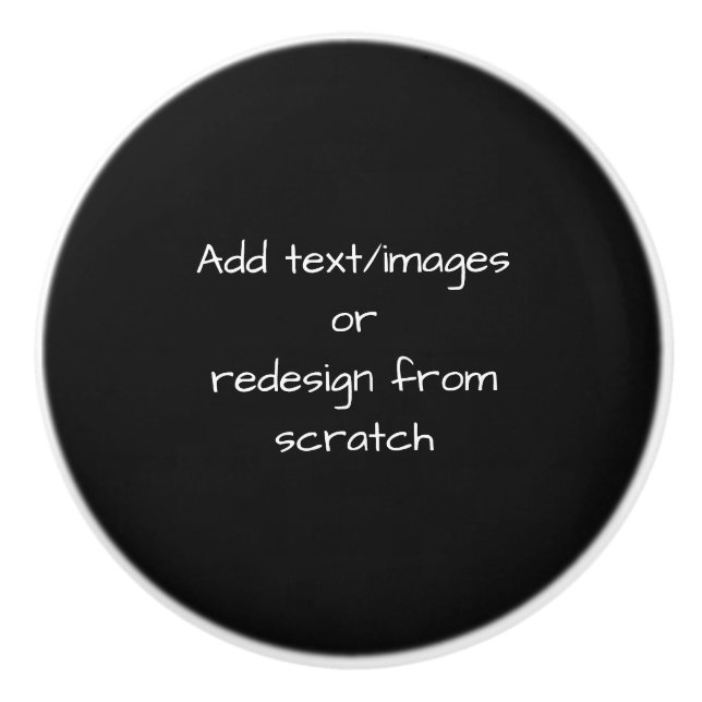 Create Your Own Customized Keramikknauf (Vorderseite)