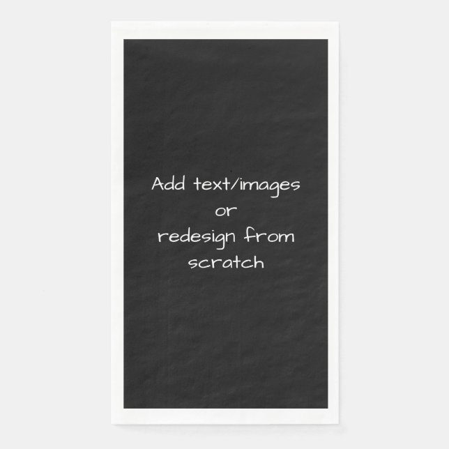 Create Your Own Customized Serviette (Vorderseite)