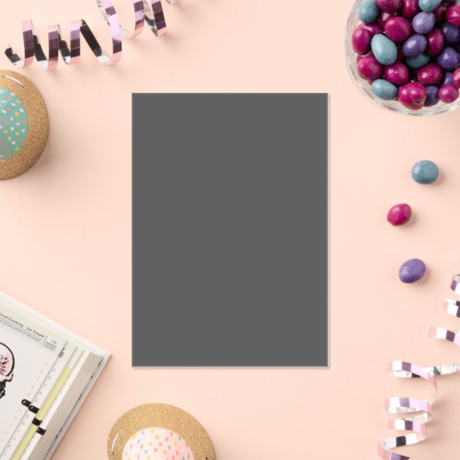 Create Your Own dark gray Custom Design Acryleinladungen (Insitu (Feier))