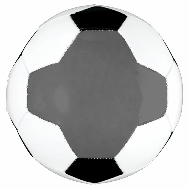 Create Your Own dark gray Custom Design Fußball (Vorderseite)