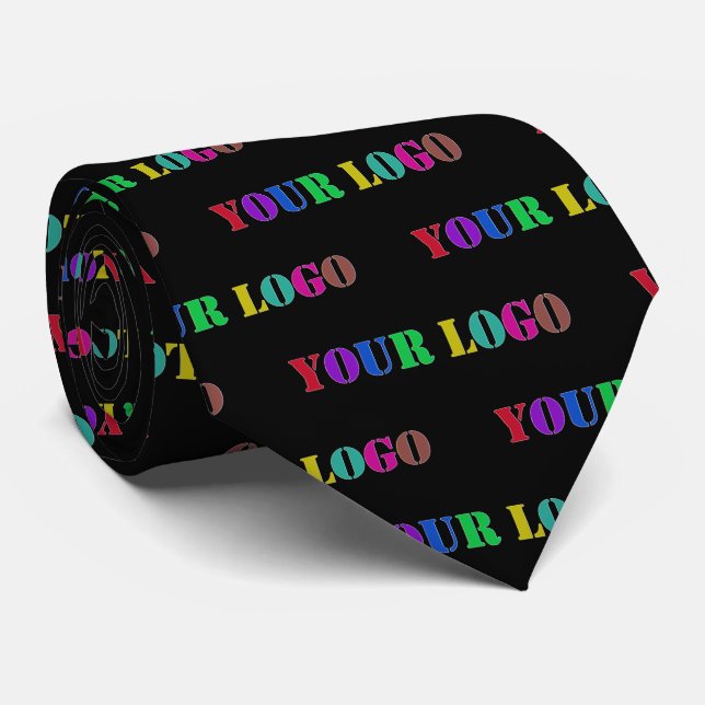Create Your Own Design Branded Business Neck Tie Krawatte (Gerollt)