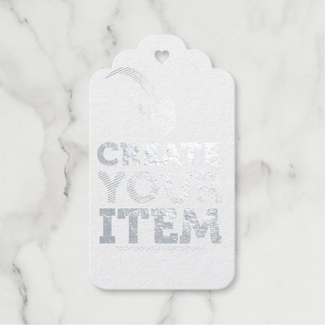 CREATE-YOUR-OWN DIY Custom upload wedding Geschenkanhänger (Vorderseite)